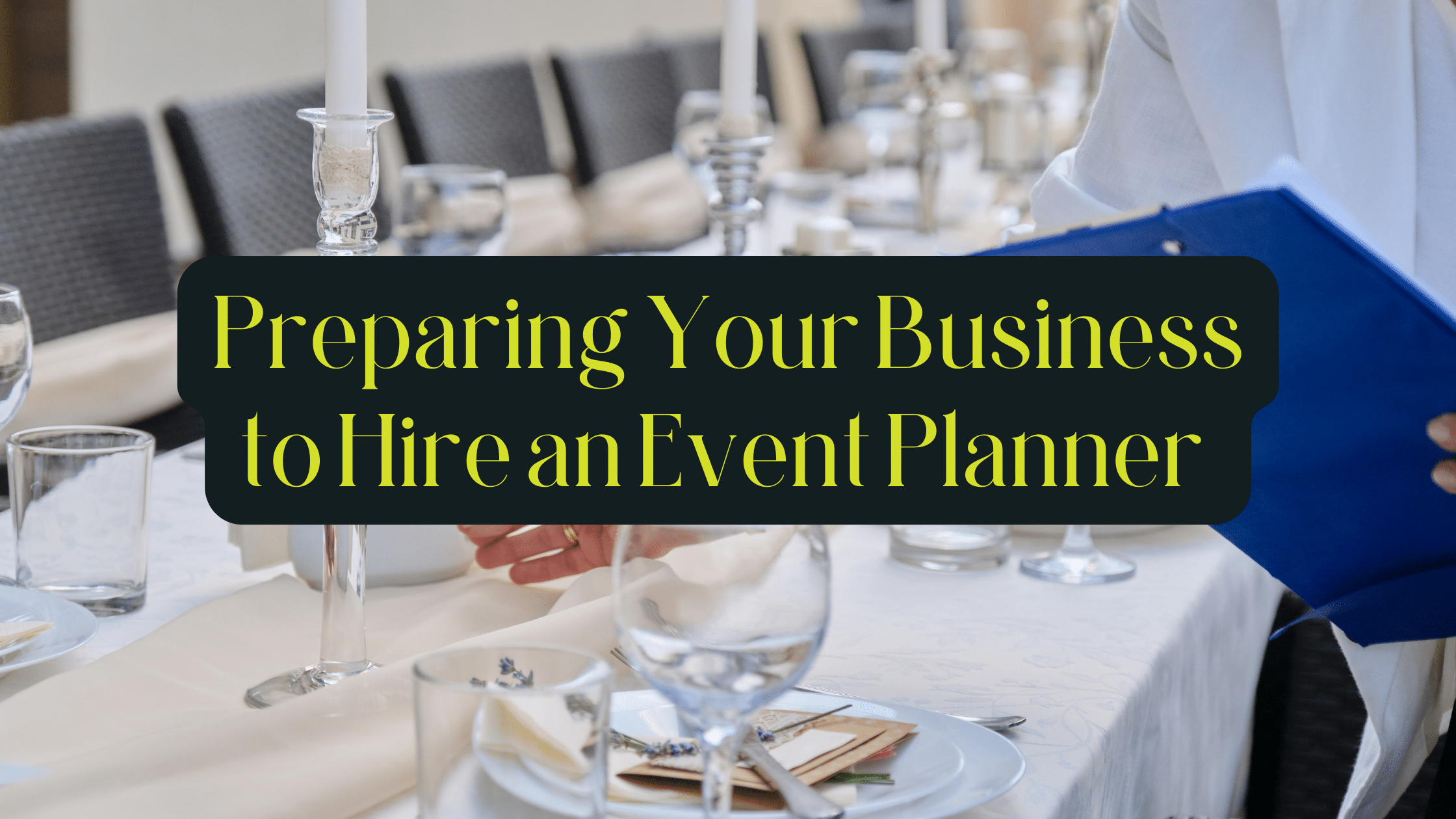 Hire an event planner