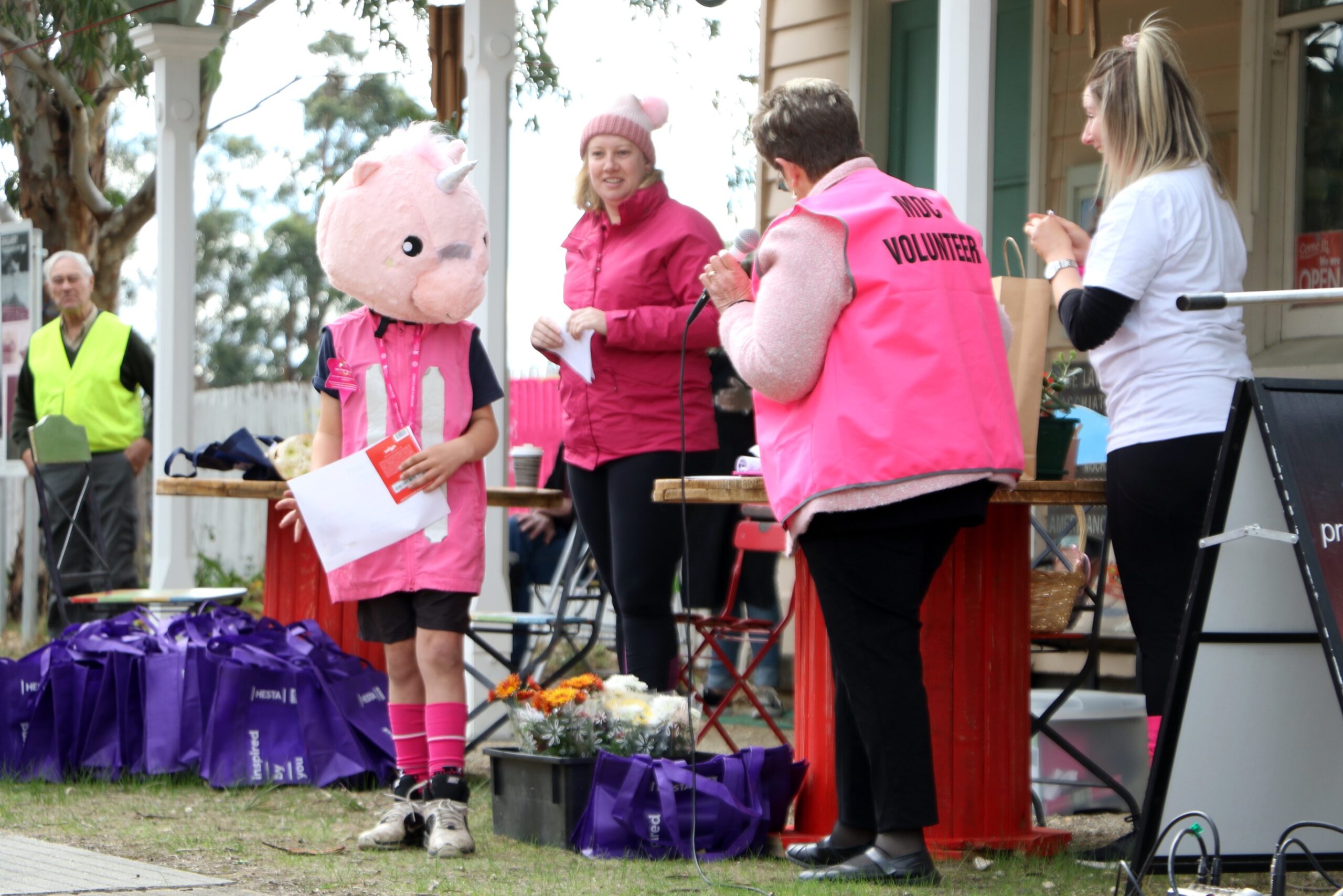Child with Unicorn Head wins Best Dressed at Mother's Day Classic Traralgon/ Toongabbie | Bonacci Agency